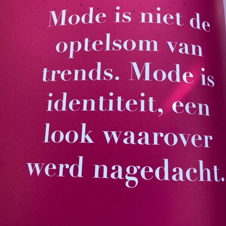 Mode is identiteit